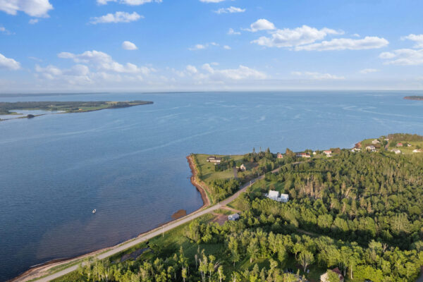 st andrews beach house drone shot of property