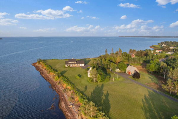 st andrews beach house drone shot of property
