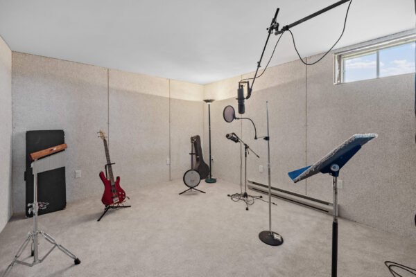 st andrews beach house main residence lower level studio soundproof room stocked instruments music gear