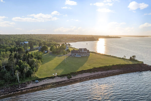 st andrews beach house drone shot of property