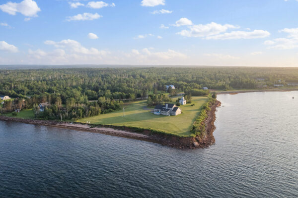 st andrews beach house drone shot of property