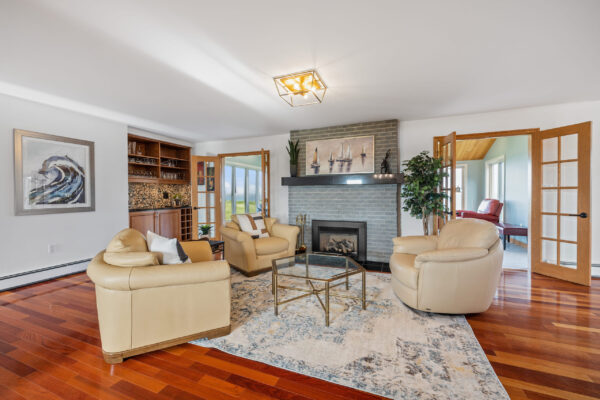 st andrews beach house main residence hearth area sun room