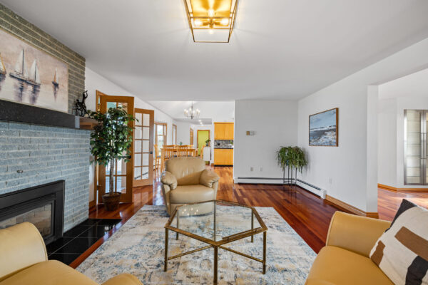 st andrews beach house main residence hearth area