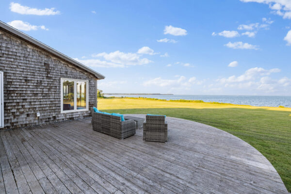 st andrews beach house main residence exterior back deck